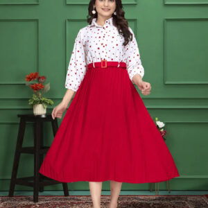 women crepe fit & flare dress for women – cowl neck, full sleeves, knee length