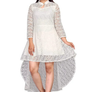 white up down midi maxi dress for women | perfect for office & casual wear