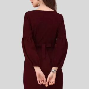 party wear v neck polyester bodycon dress for women
