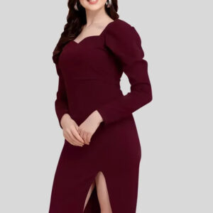 women sweetheart neck party wear bodycon dress