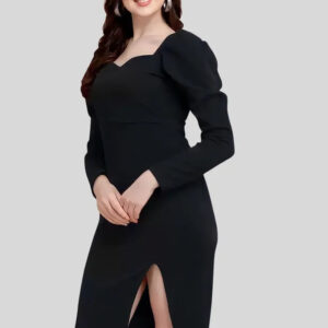 women sweetheart neck party wear bodycon dress