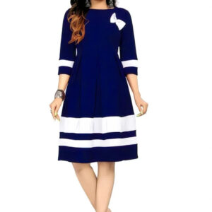 women knee length dress stylish & comfortable crepe dress for women