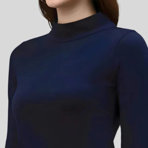 women high low polyester bodycon dress